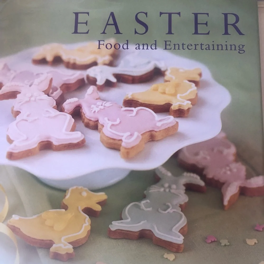 Easter books and Williams Sonoma Easter spatula